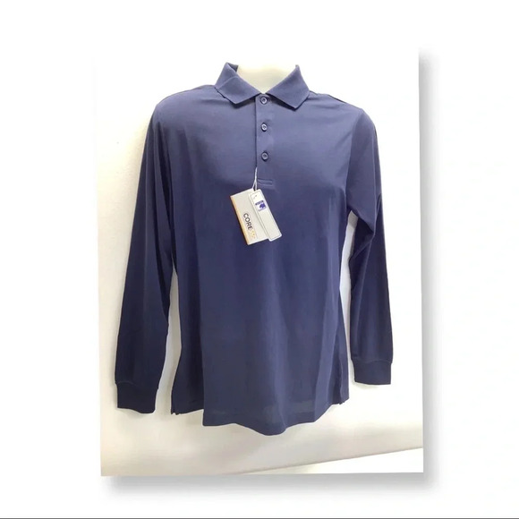 Core 365 Men’s Long Sleeve Moisture Wick Collar Shirt Size X-Large New With Tags - Picture 1 of 4